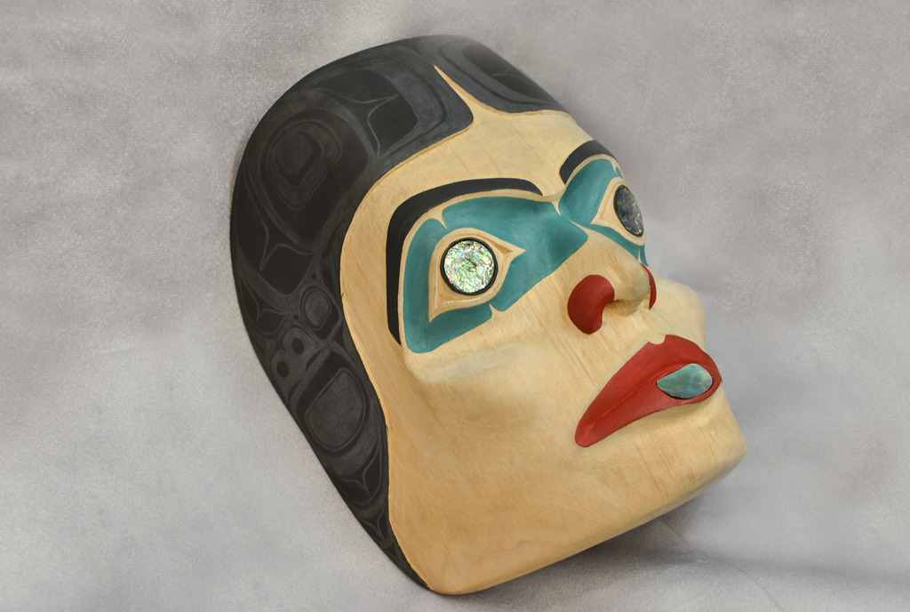 side view of mask