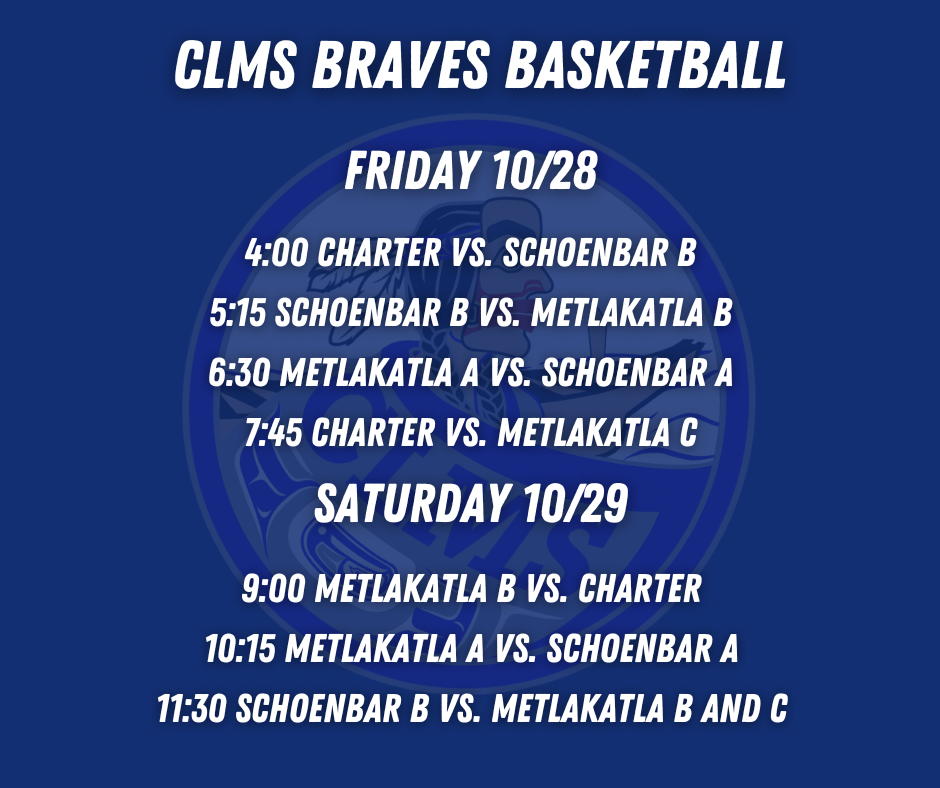 clms braves basketball schedule, text in post