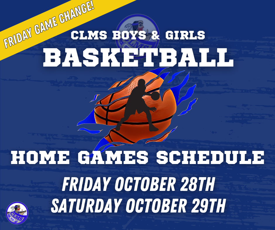graphic with basketball information for 10/28 & 29